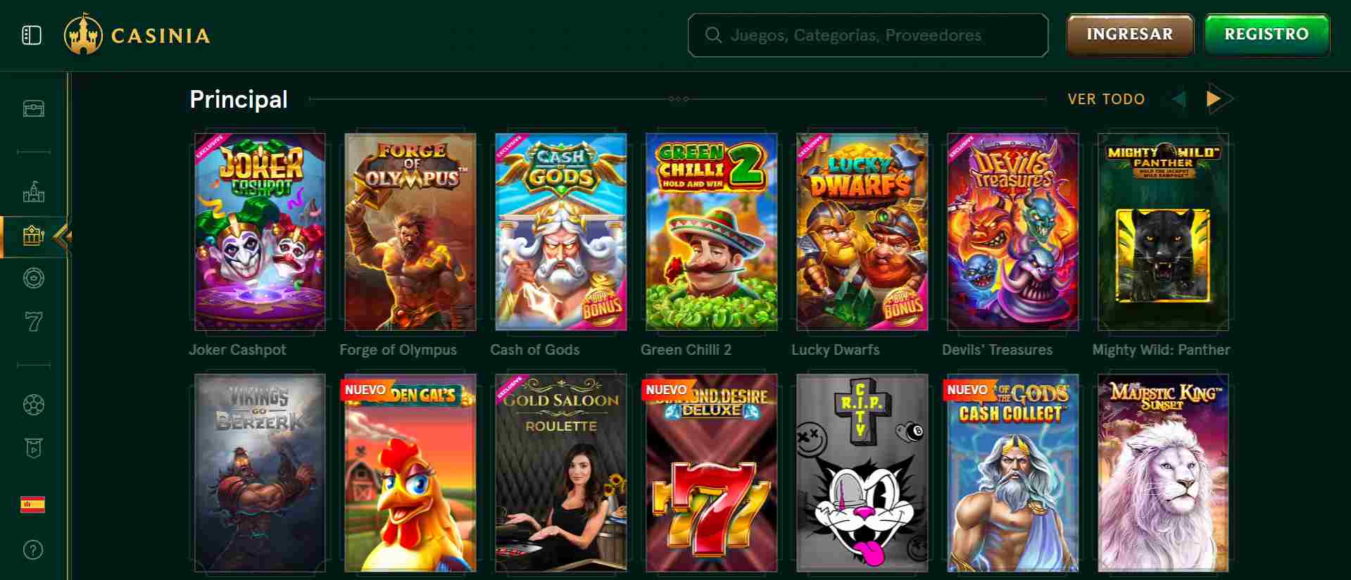 Juegos de Casinia