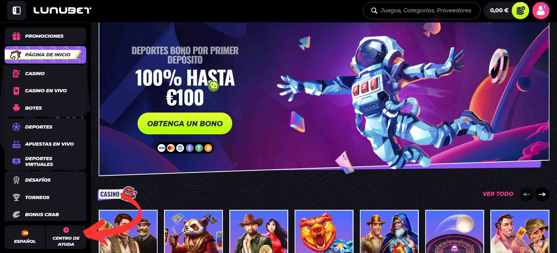 Lunubet casa de apuestas