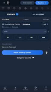 Cómo hacer una apuesta en Wolfbet