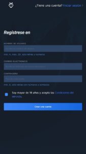Cómo registrarse en Wolfbet España