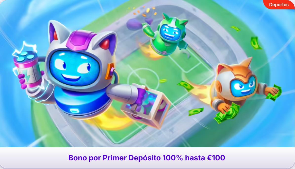 Bono de bienvenida Robocat