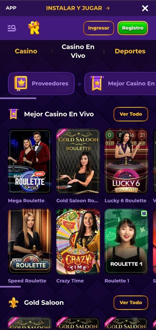 casino en vivo