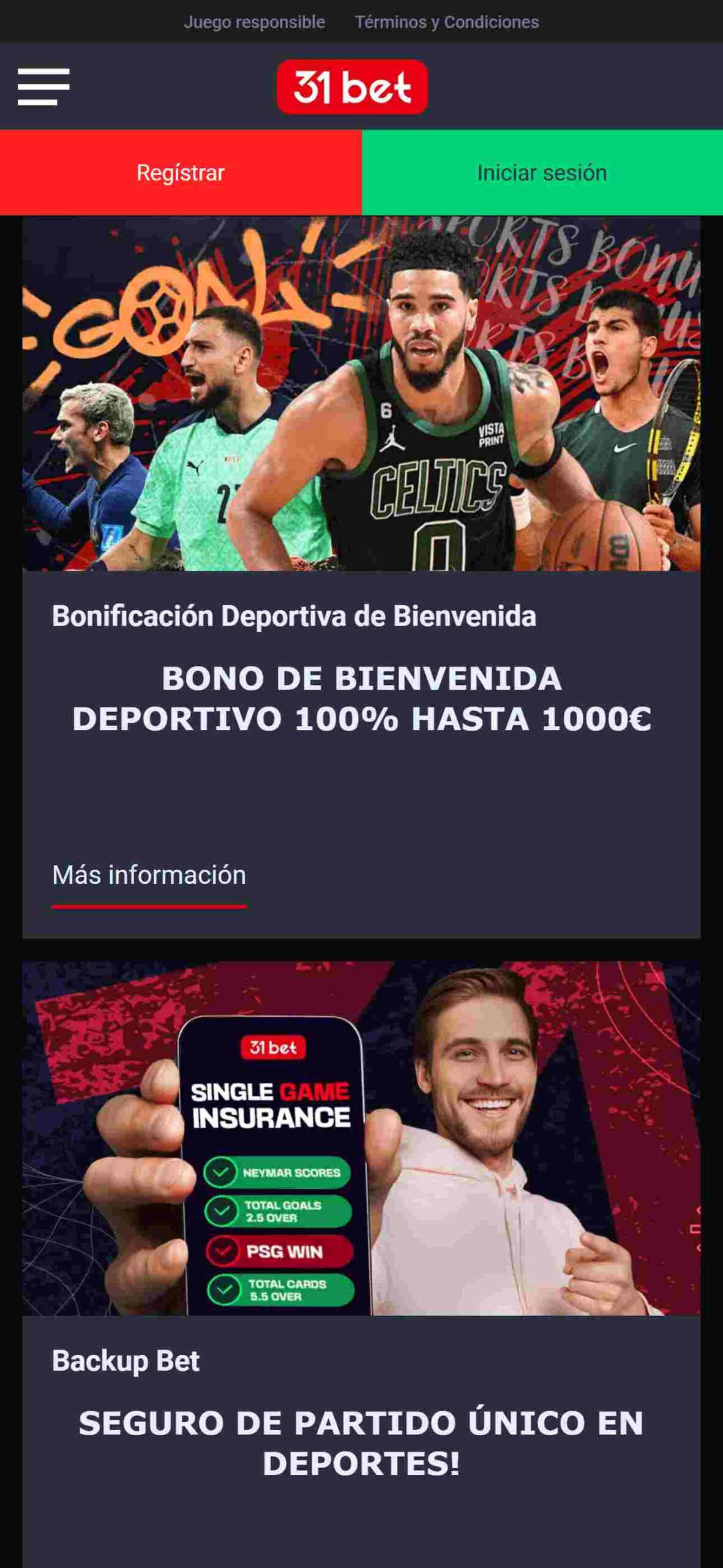 31bet promociones