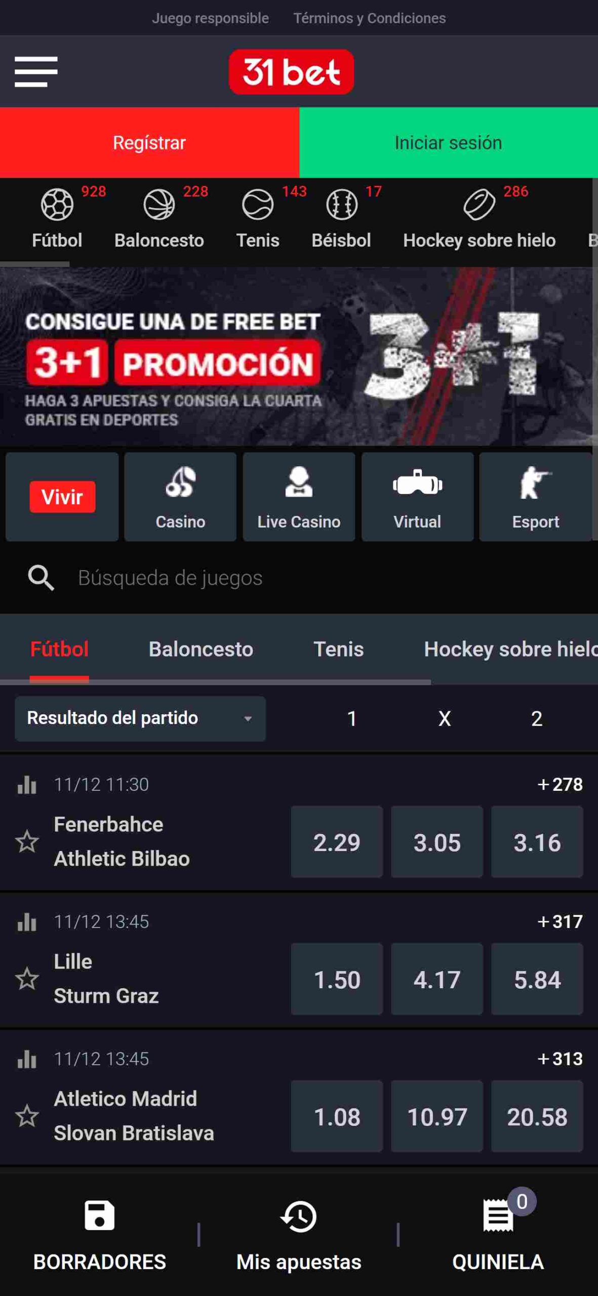 31bet apuestas deportivas