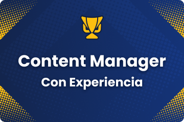 Se busca content manager con experiencia