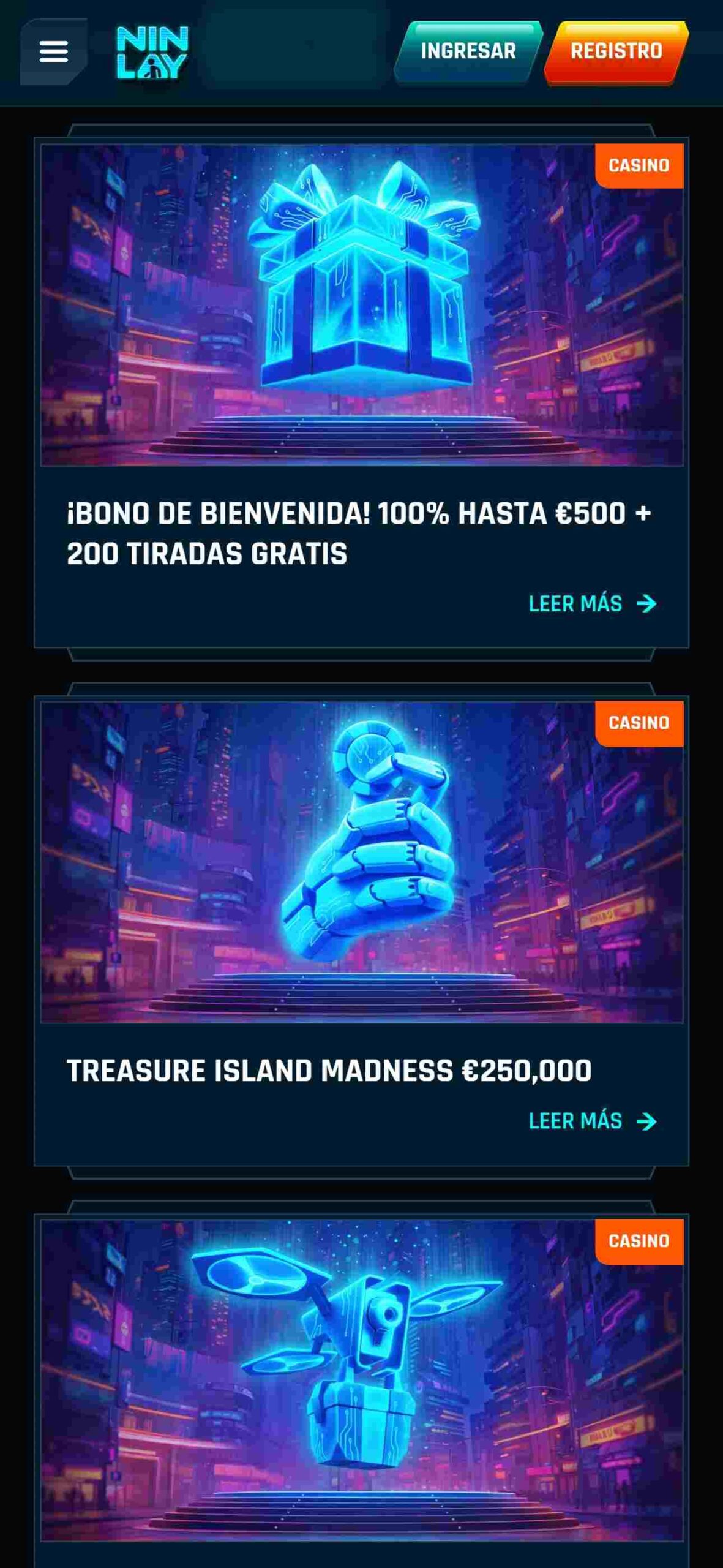 Ninlay Casino bonos