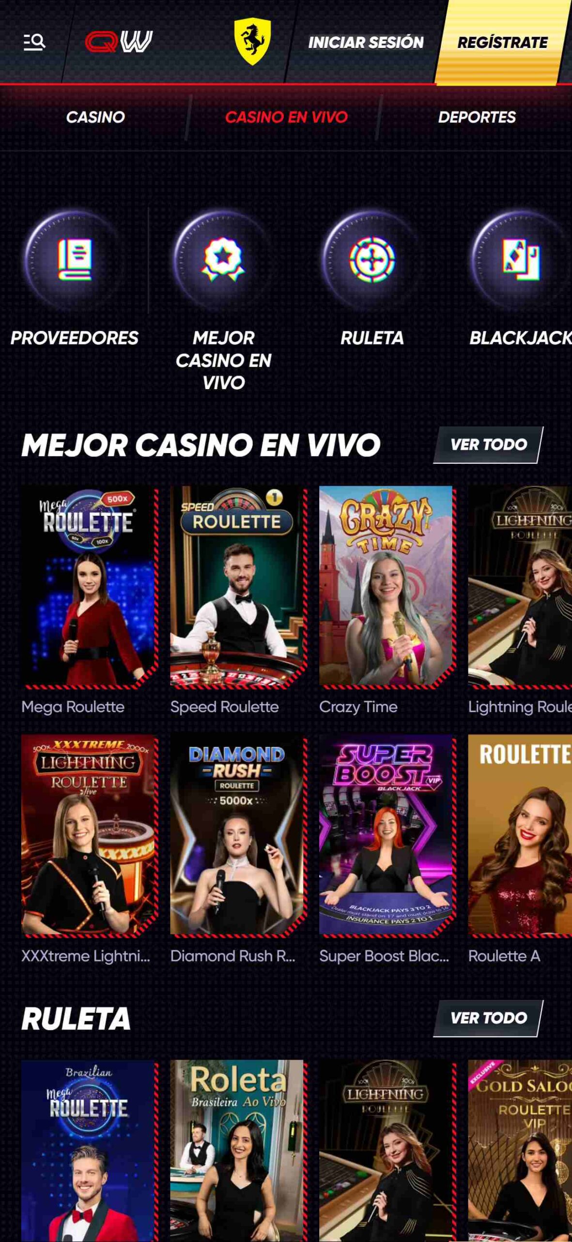 Quickwin casino en vivo