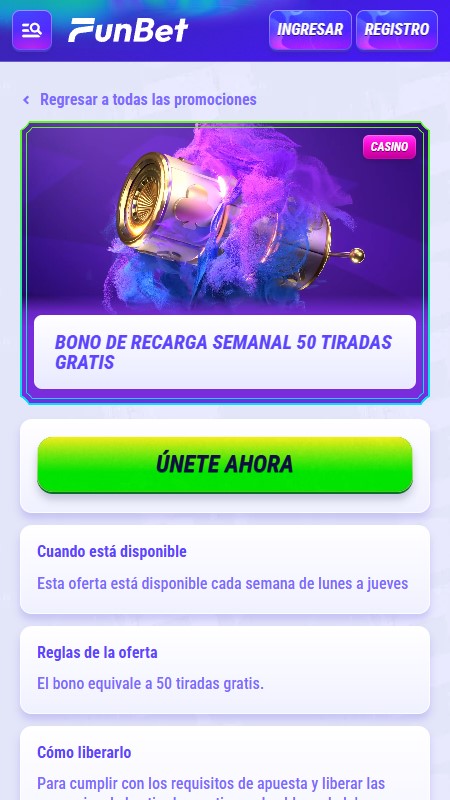 funbet weekly reload bonus