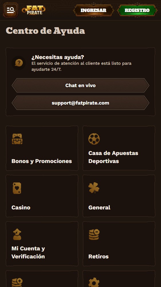 FatPirate Cetro de Ayuda