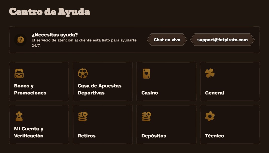 FatPirate Cetro de Ayuda