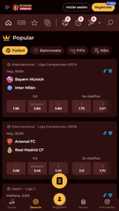 Apuestas de la UEFA Champions League