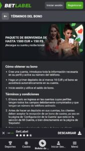 Promociones de casino online Betlabel