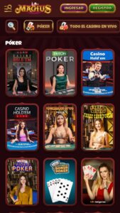 Magius Casino  video póker online